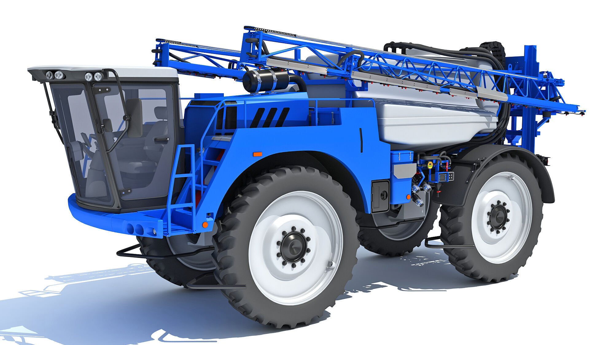 Self Propelled Farm Sprayer 3D model_10