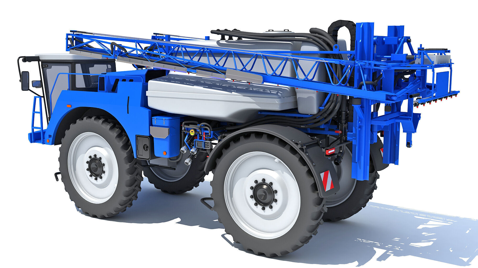 Self Propelled Farm Sprayer 3D model_2