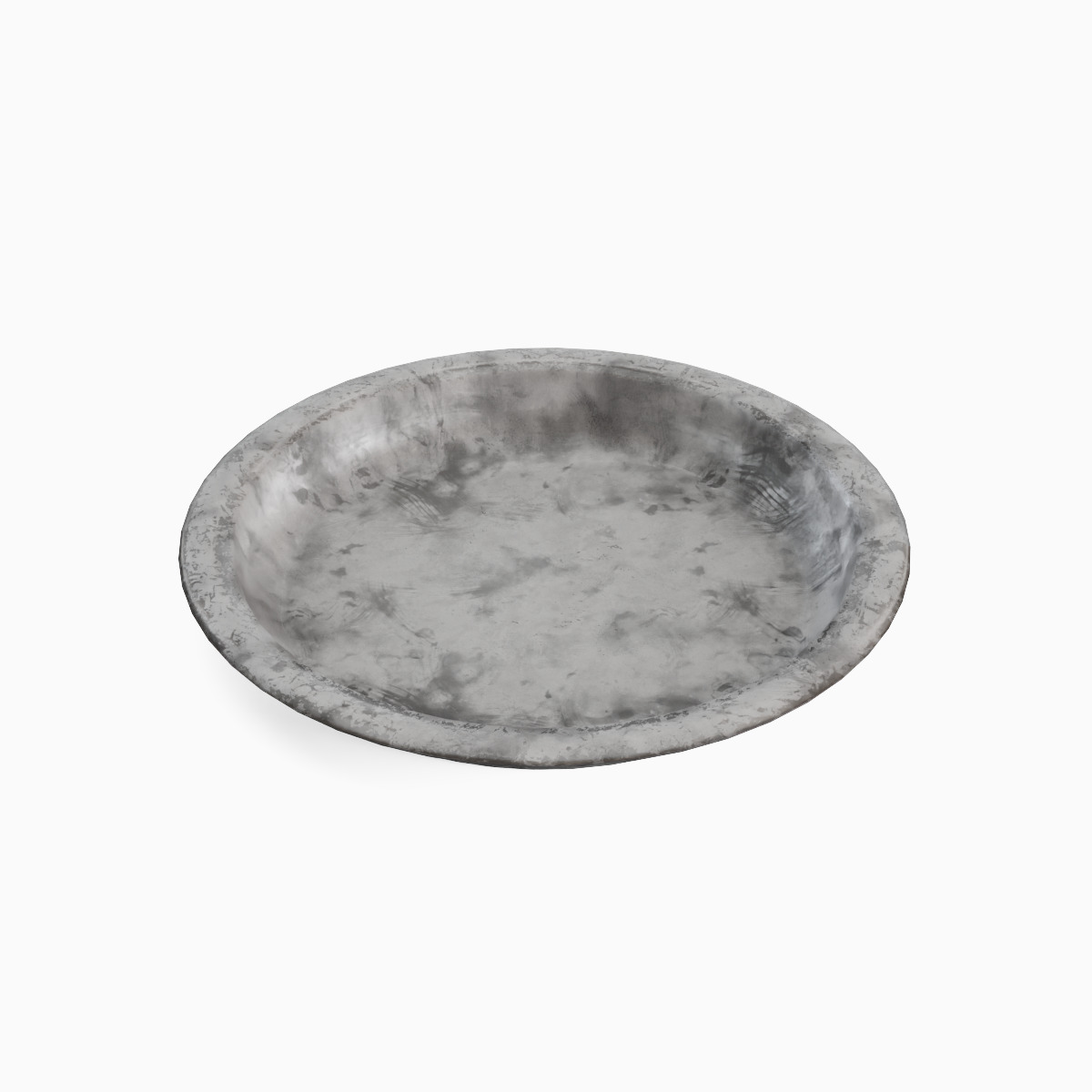 Metal Plate 01  Low-poly 3D model_3