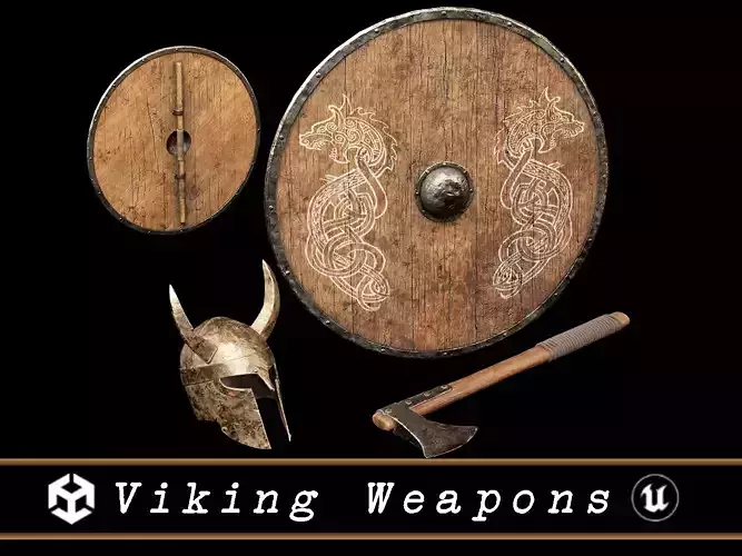 Old Used Viking Weapons