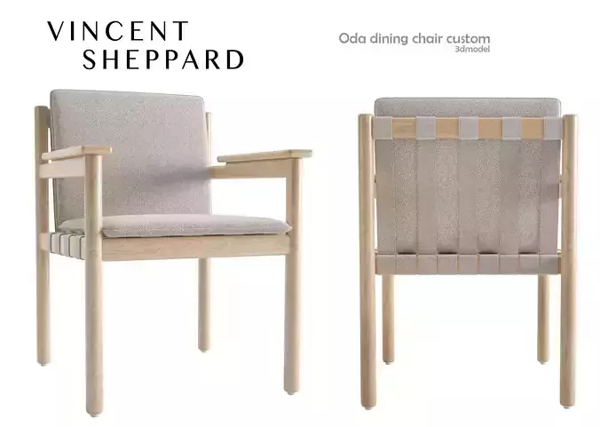 VC Oda Dining Chair 3D model
