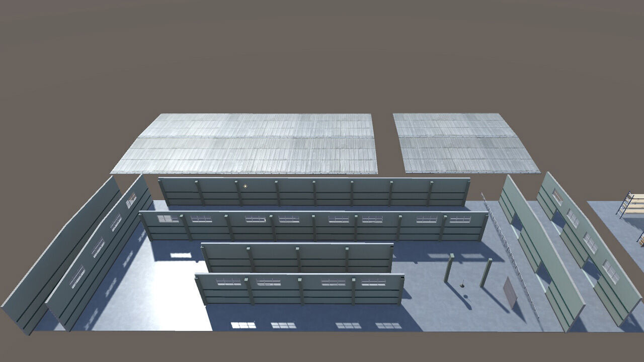Warehouse Pack Low-poly 3D model_11