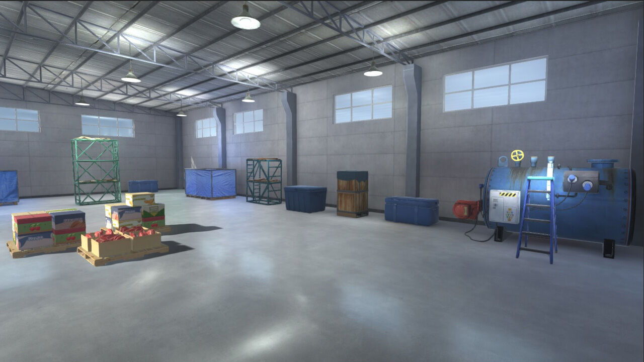 Warehouse Pack Low-poly 3D model_9