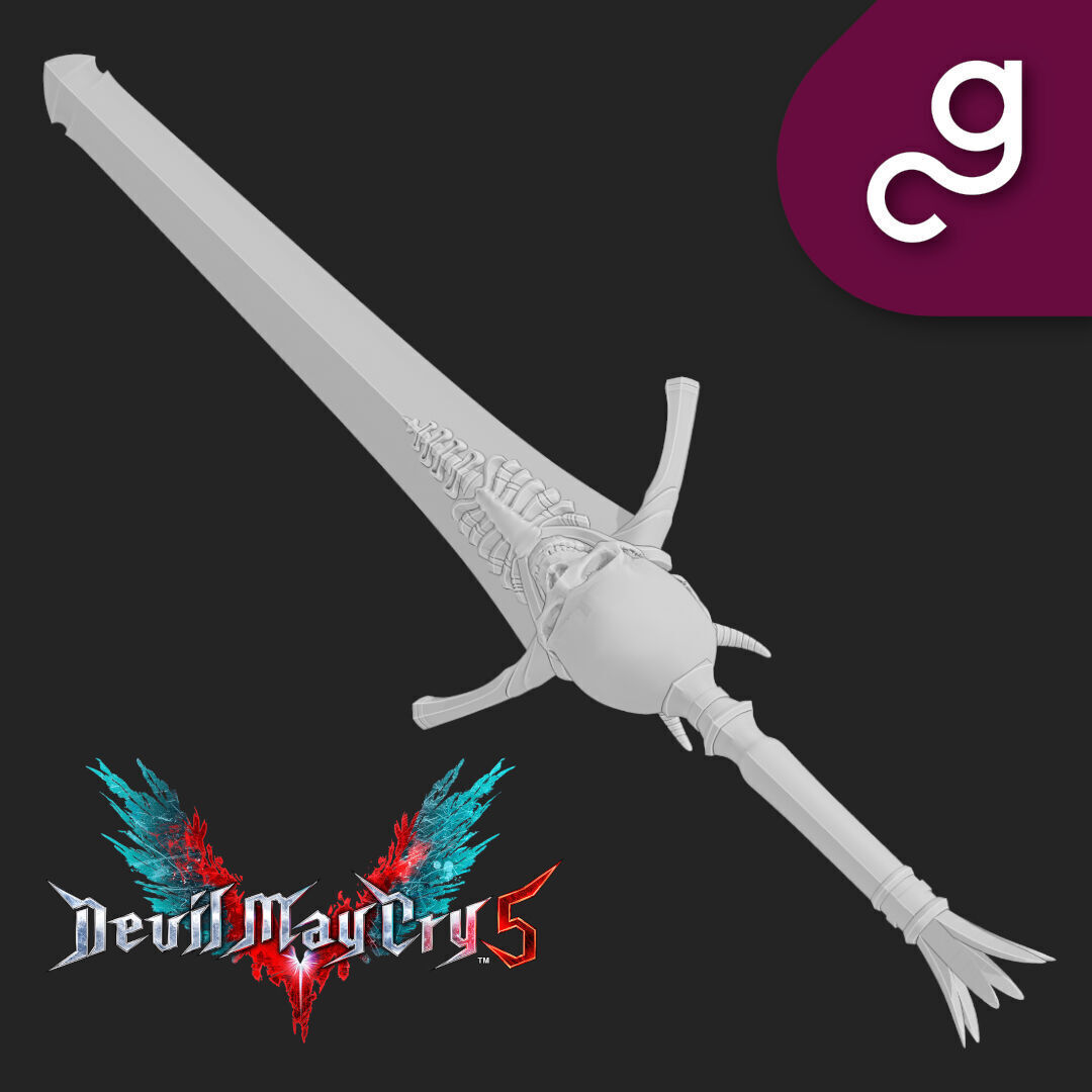 Rebellion Sword Devil May Cry 3D print model_5