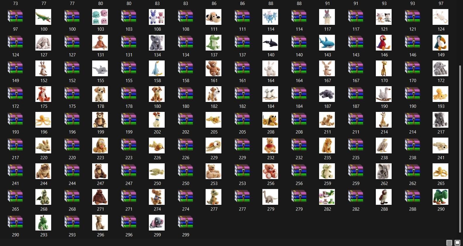 top 100 toys collection 3D model_2