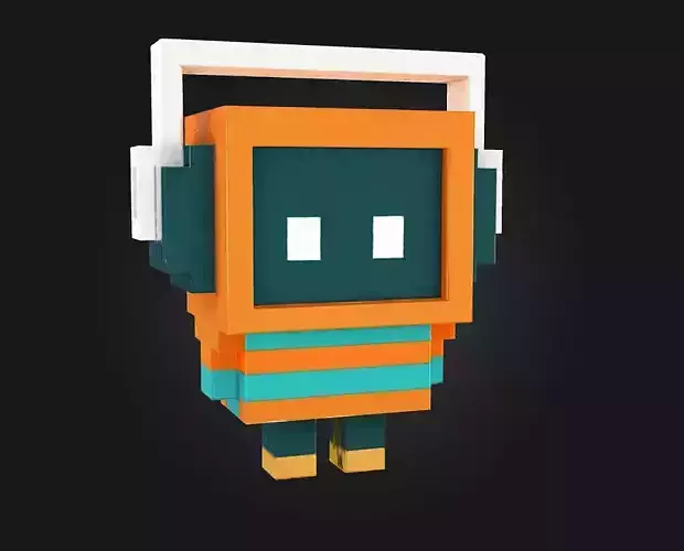Pixel Hero 3D print model