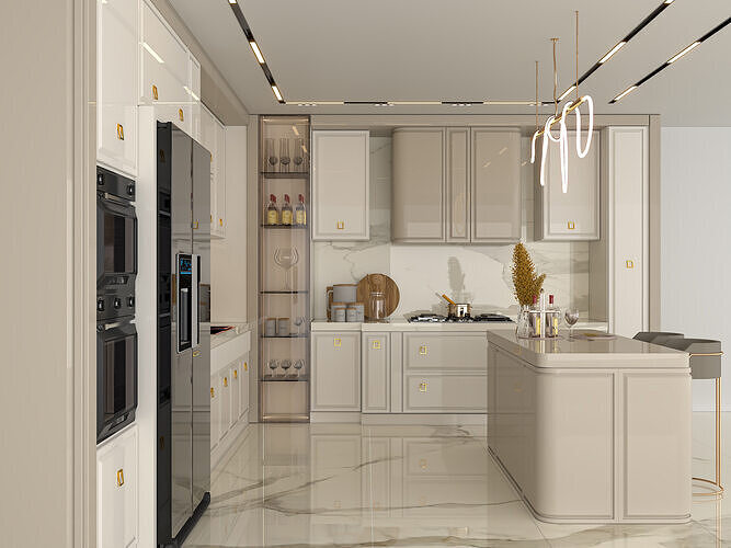 kitchen archmodels  vol7 3D model 5