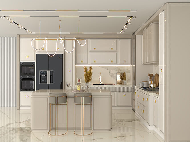 kitchen archmodels  vol7 3D model 3