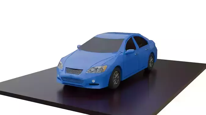 3D car for gaming and animation
