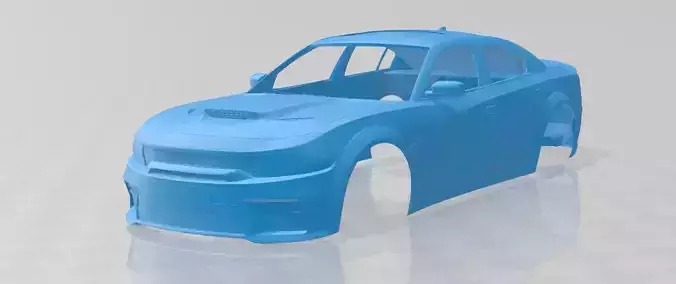 Dodge Charger SRT Hellcat Widebody 2020 - Body Car STL 3D print model