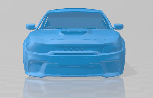Dodge Charger SRT Hellcat Widebody 2020 - Body Car STL 3D print model_8