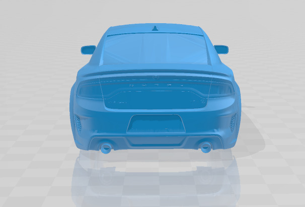 Dodge Charger SRT Hellcat Widebody 2020 - Body Car STL 3D print model_4