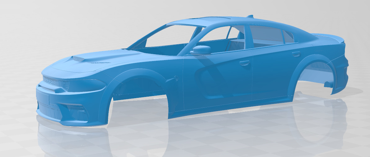 Dodge Charger SRT Hellcat Widebody 2020 - Body Car STL 3D print model_1