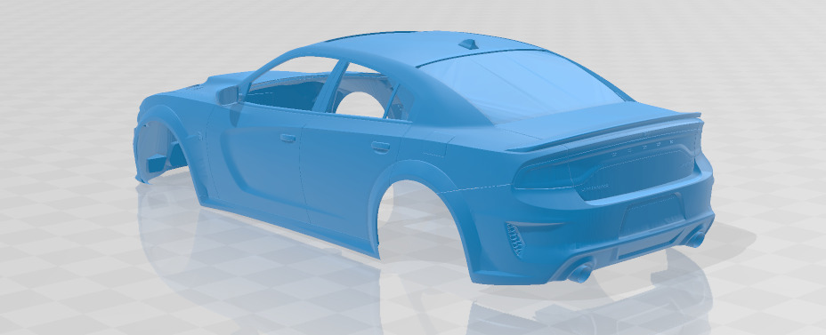 Dodge Charger SRT Hellcat Widebody 2020 - Body Car STL 3D print model_3