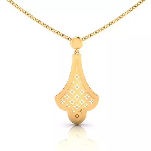 fusion women gold pendant 1025