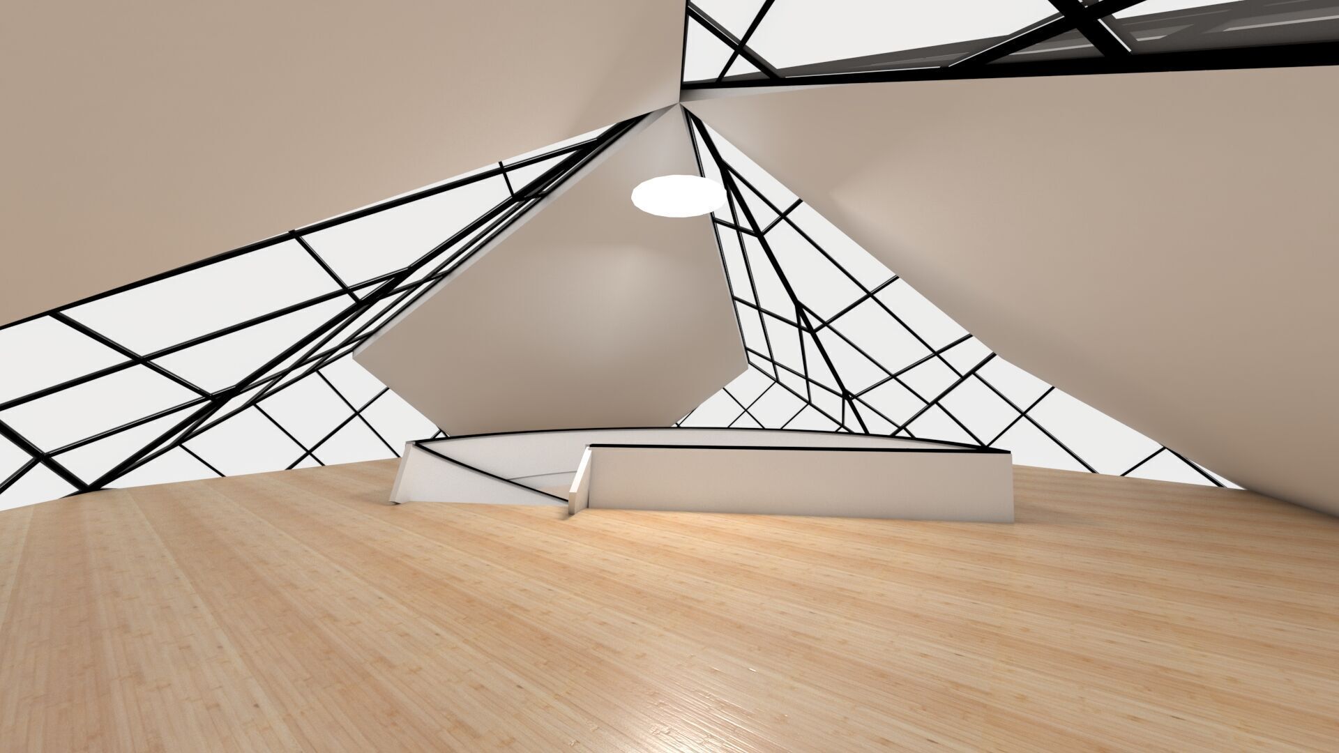 VR art Gallery 15 Two Dodeca 3D model_6