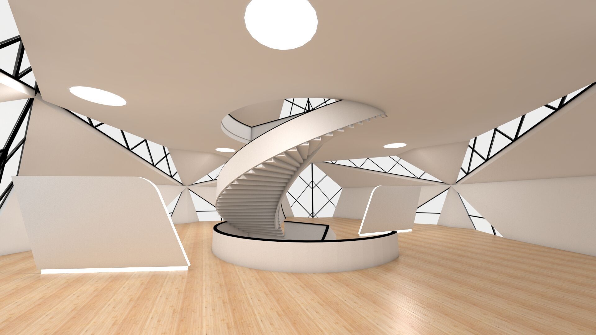 VR art Gallery 15 Two Dodeca 3D model_5