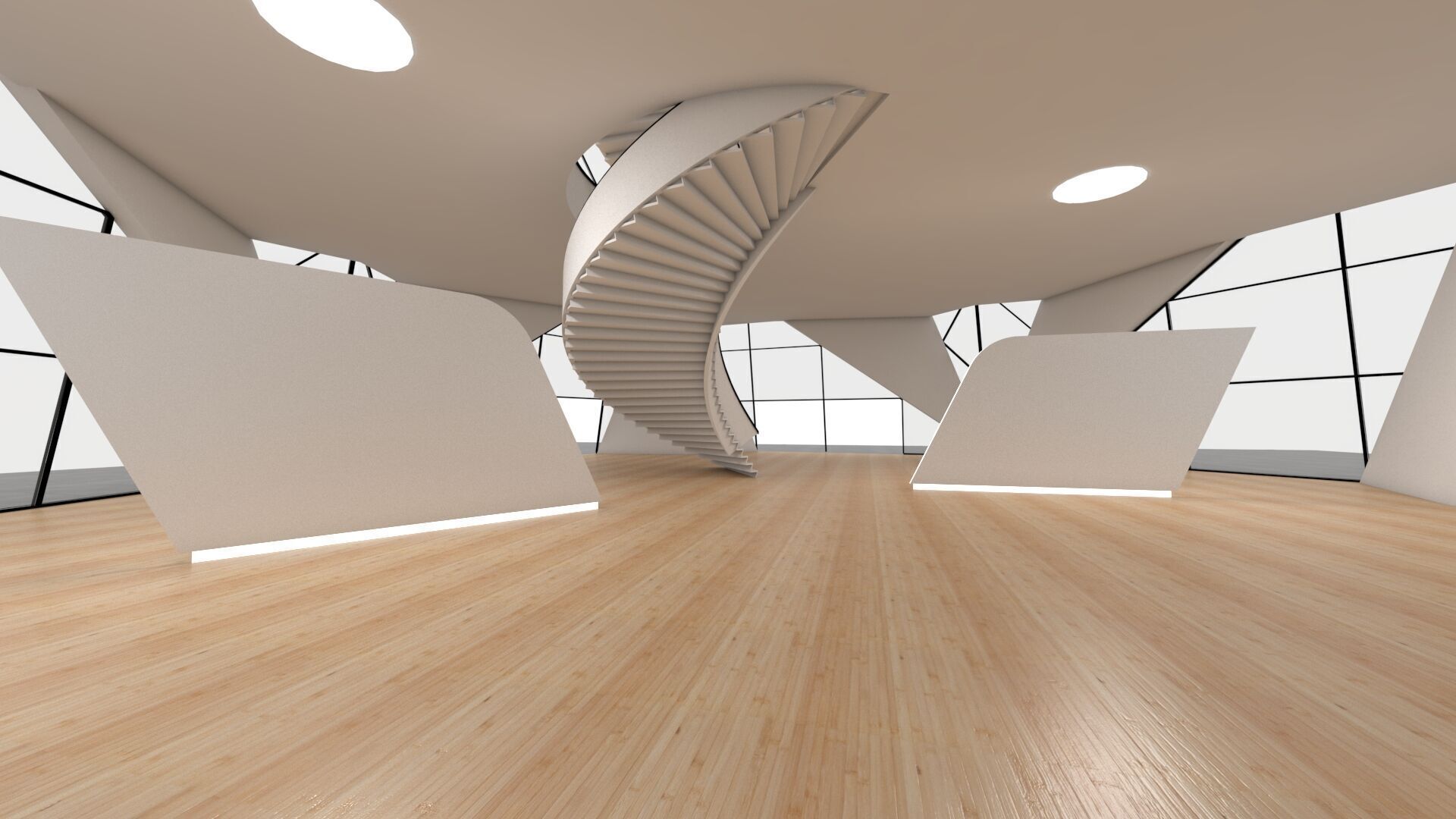 VR art Gallery 15 Two Dodeca 3D model_1