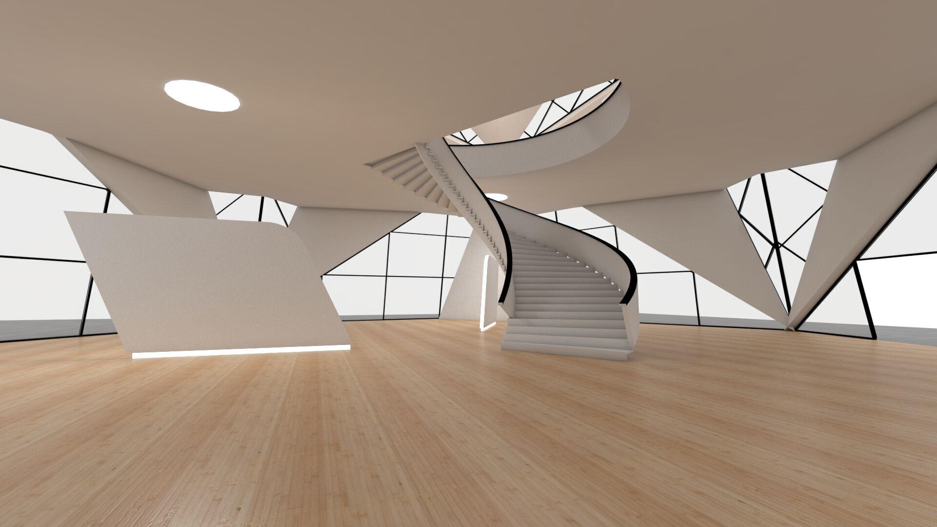 VR art Gallery 15 Two Dodeca 3D model_4