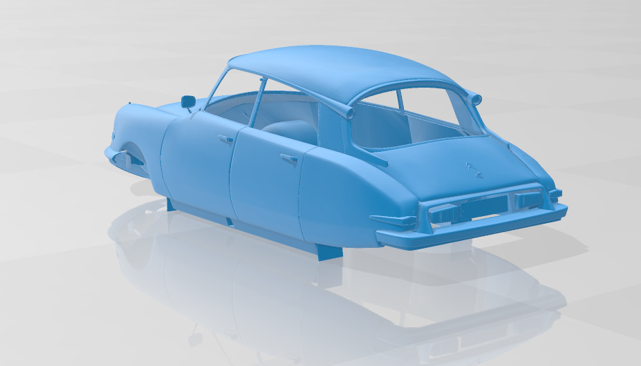 1955 Citroen DS 19 Vintage Elegance - Full Body Model 3D print model_2