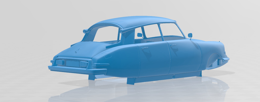 1955 Citroen DS 19 Vintage Elegance - Full Body Model 3D print model_3