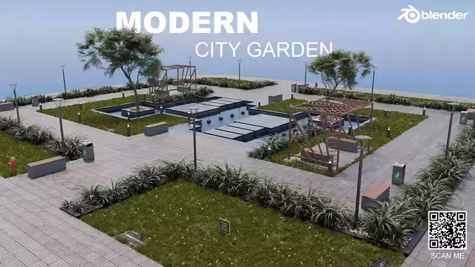 Modern City Garden - Park