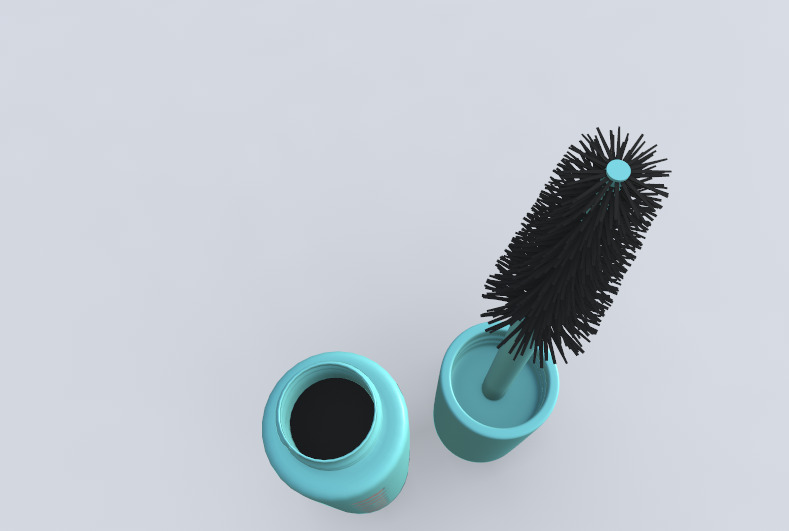 Mascara 3D Model Realistic Beauty Product Low-poly 3D model_4