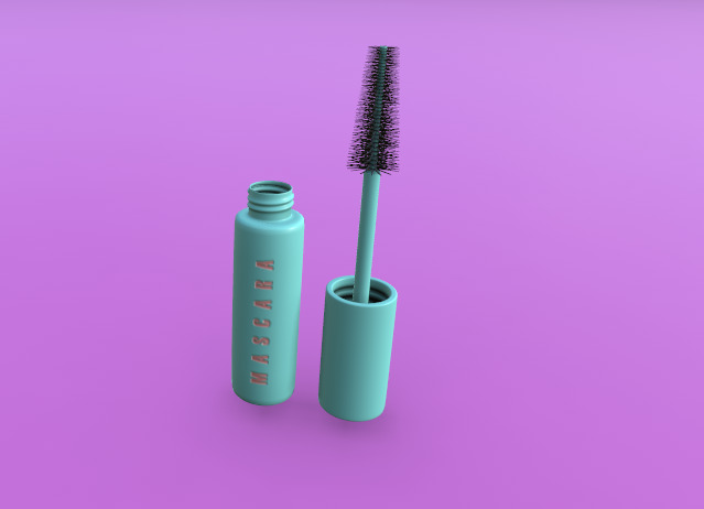 Mascara 3D Model Realistic Beauty Product Low-poly 3D model_6
