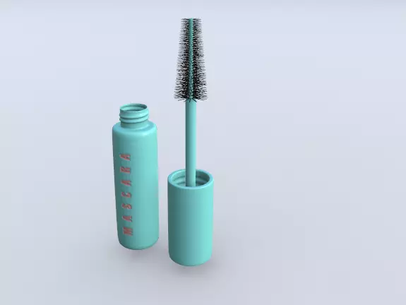 Mascara 3D Model Realistic Beauty Product Low-poly 3D model_0