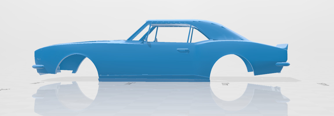 1967 Chevrolet Camaro RS 327 V-8 - Body Car Model 3D print model_2