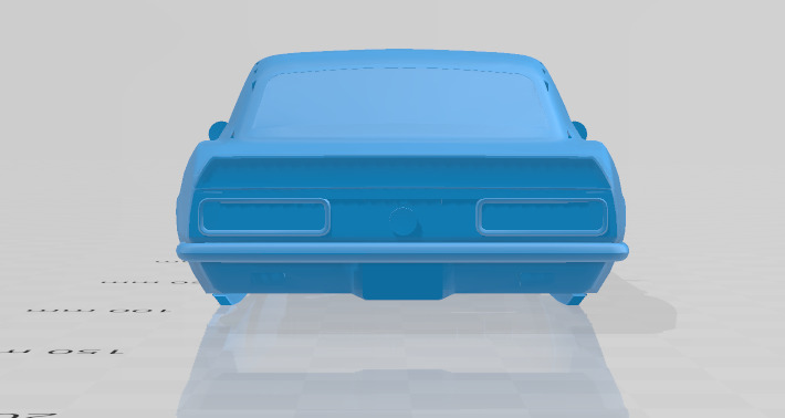 1967 Chevrolet Camaro RS 327 V-8 - Body Car Model 3D print model_4