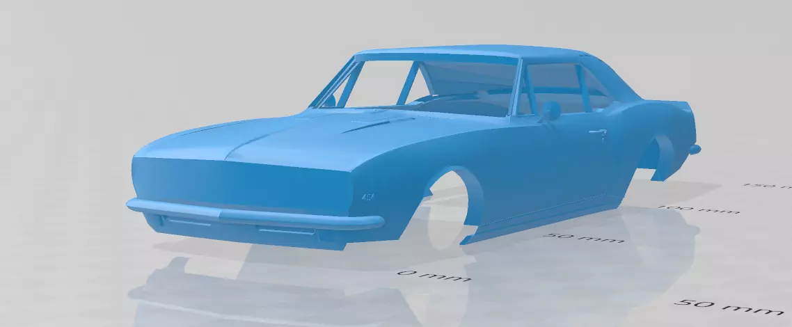 1967 Chevrolet Camaro RS 327 V-8 - Body Car Model 3D print model_0