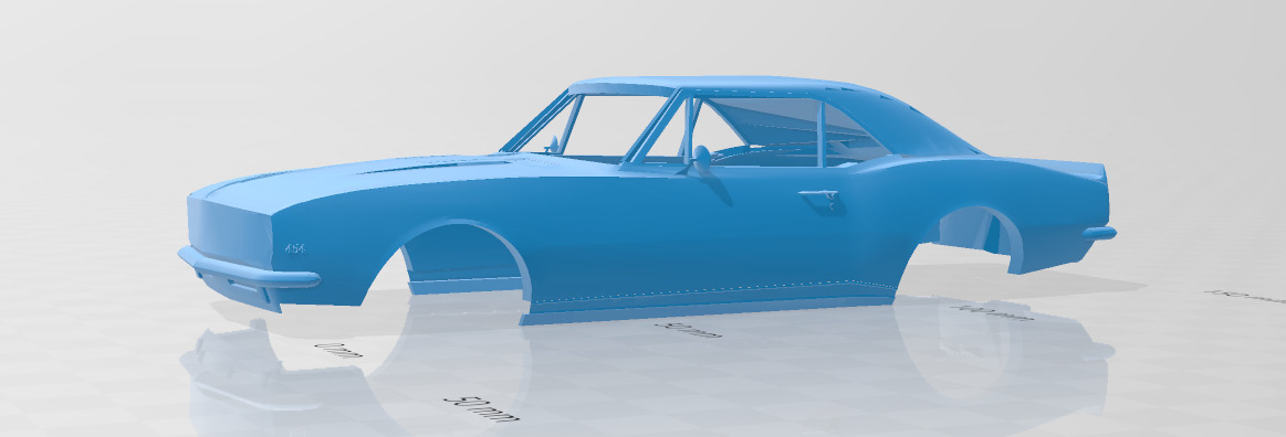 1967 Chevrolet Camaro RS 327 V-8 - Body Car Model 3D print model_1
