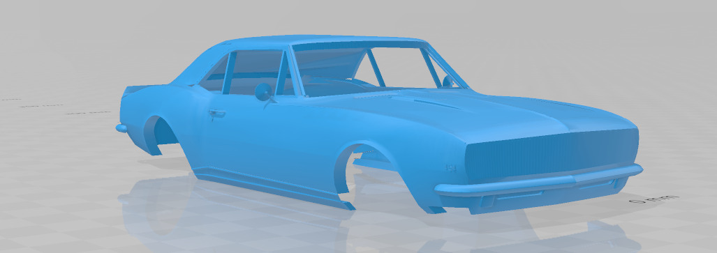 1967 Chevrolet Camaro RS 327 V-8 - Body Car Model 3D print model_7