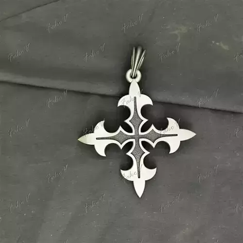 Pendants gothic cross 20mm