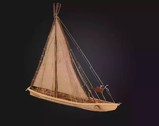 Model Dhow Sailboat  A Traditional Maritime Beauty