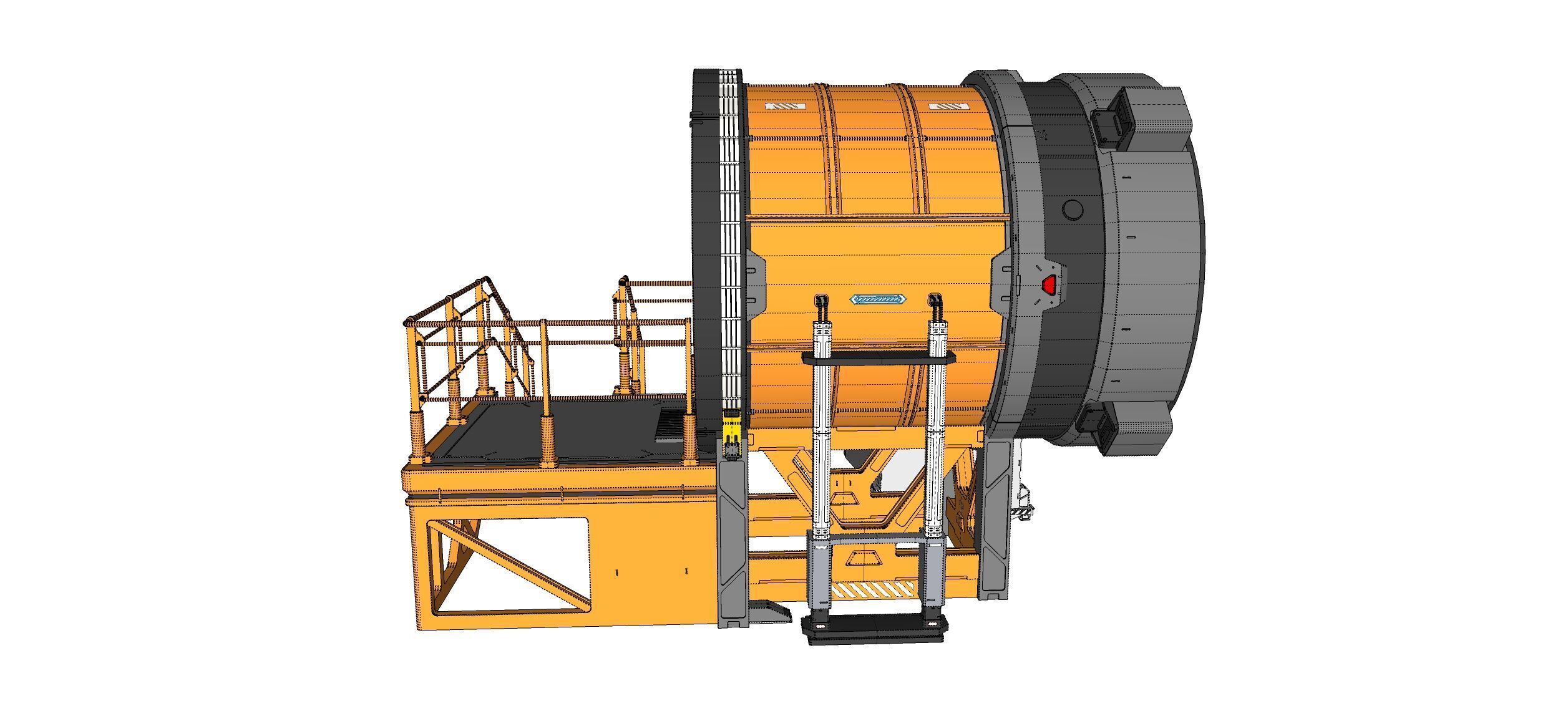 Sci fi door 25 3D model_24