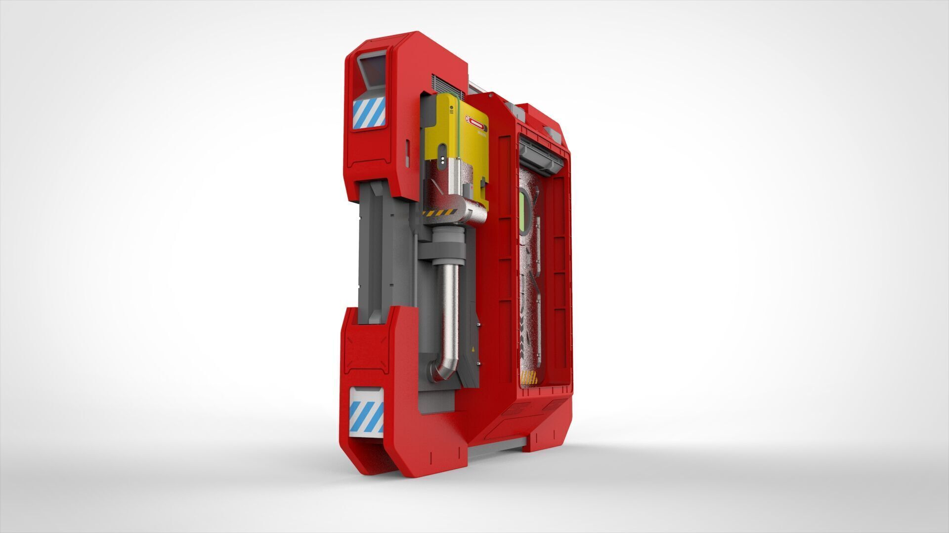 Sci fi door 25 3D model_15