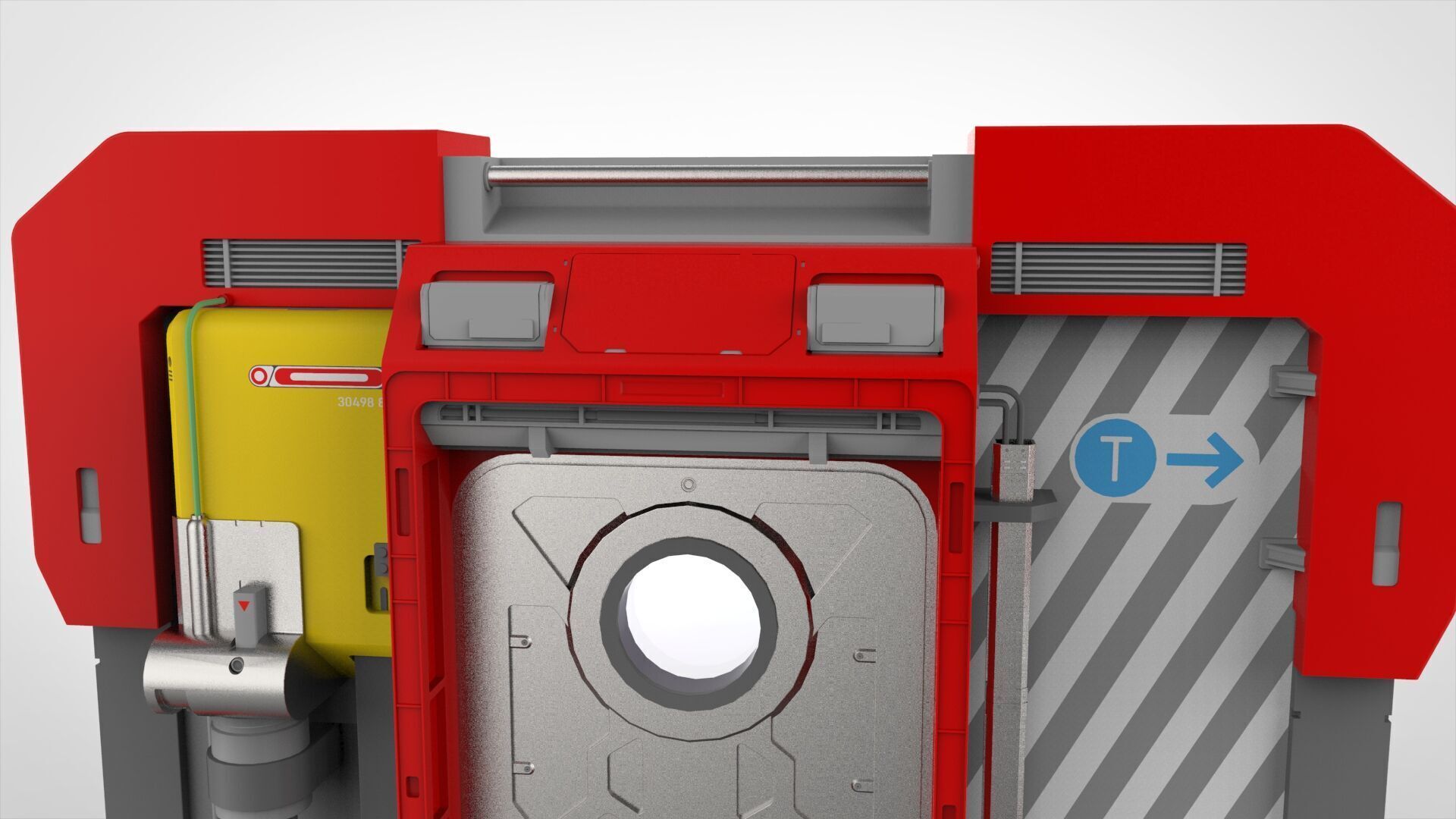 Sci fi door 25 3D model_18