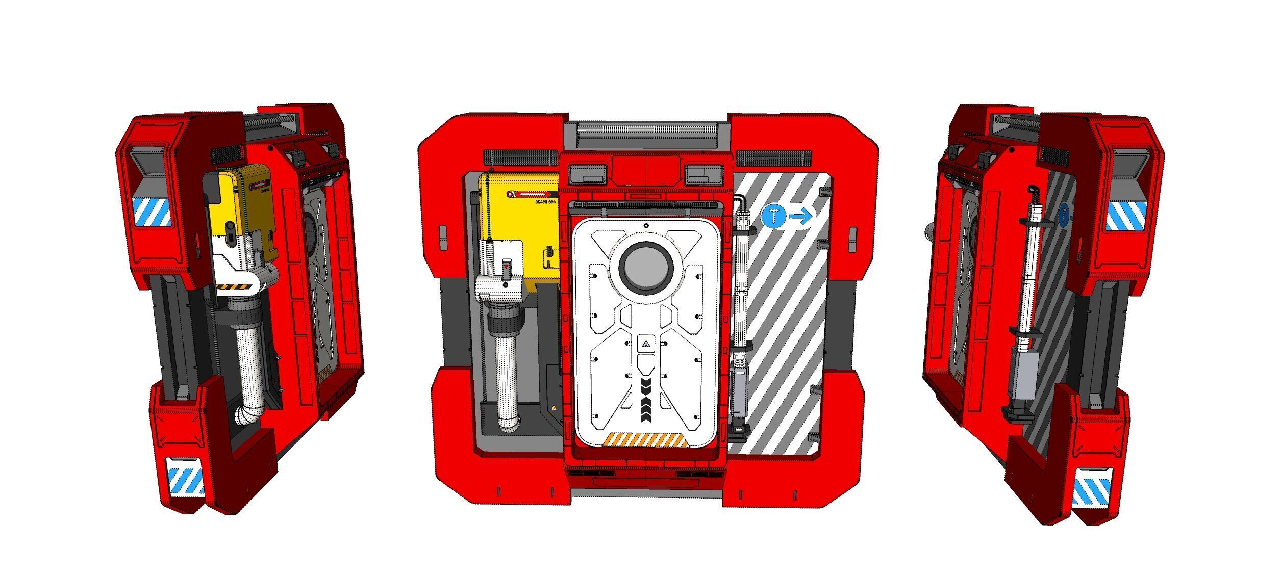 Sci fi door 25 3D model_26