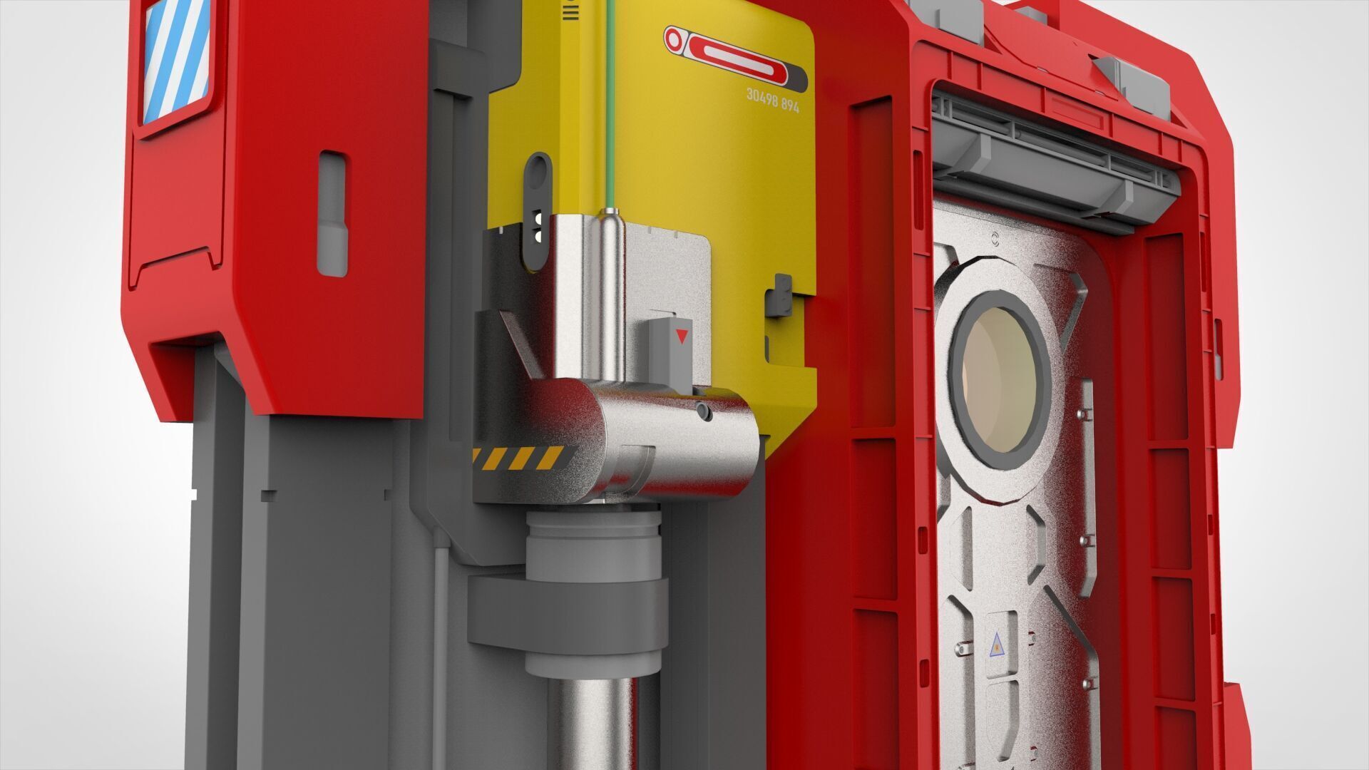 Sci fi door 25 3D model_20