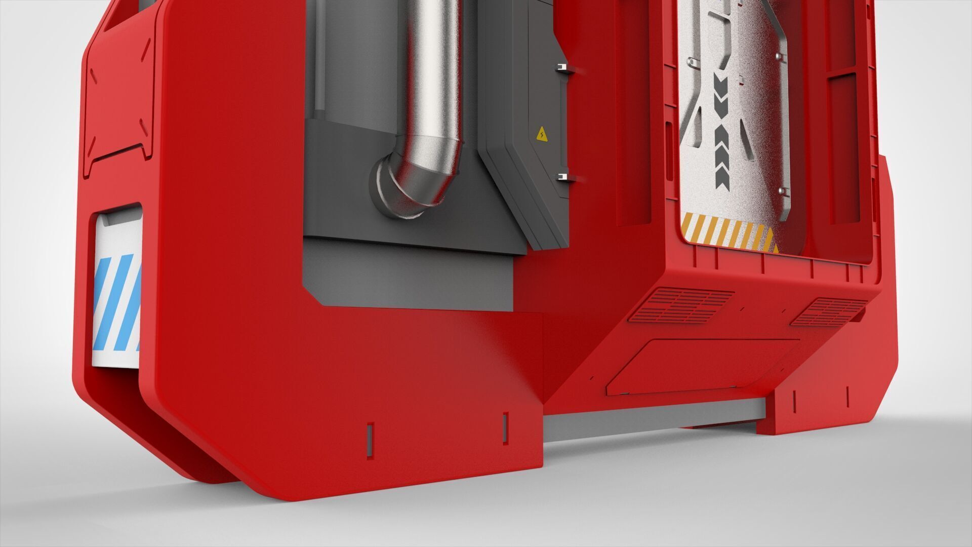 Sci fi door 25 3D model_21