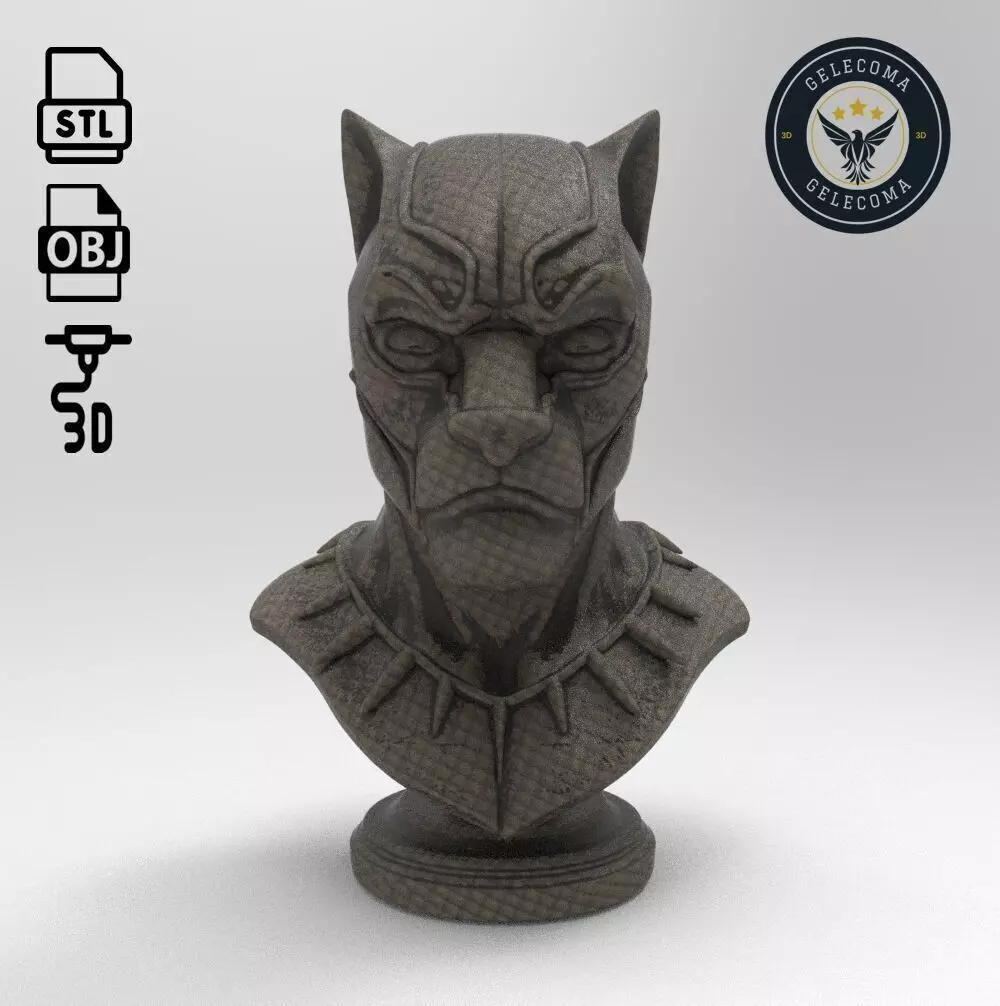 Black Panther 3D print model