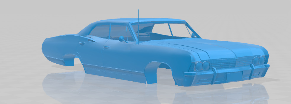 1965 Chevrolet Impala SS - Full Body Model 3D print model_7