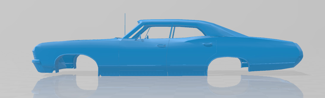1965 Chevrolet Impala SS - Full Body Model 3D print model_2