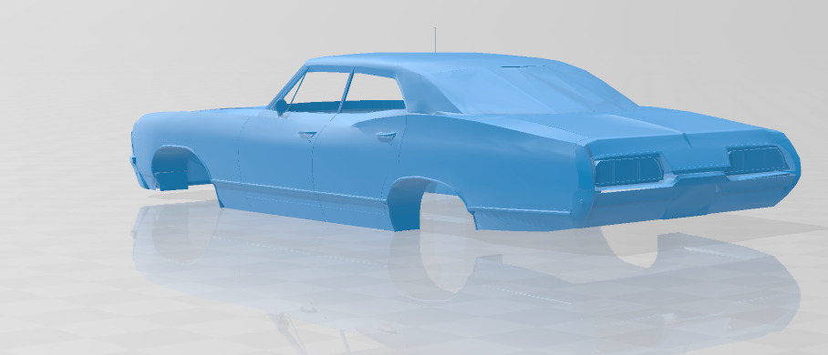 1965 Chevrolet Impala SS - Full Body Model 3D print model_3