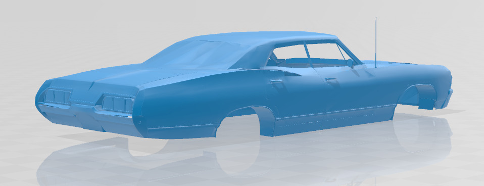 1965 Chevrolet Impala SS - Full Body Model 3D print model_5
