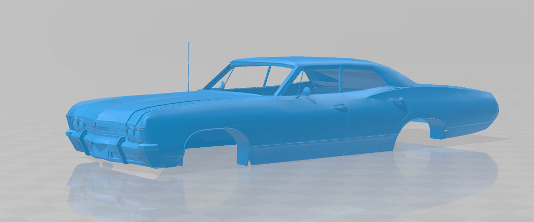 1965 Chevrolet Impala SS - Full Body Model 3D print model_1