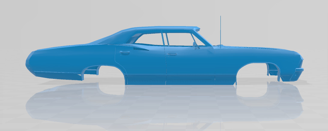 1965 Chevrolet Impala SS - Full Body Model 3D print model_6