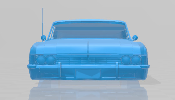 1965 Chevrolet Impala SS - Full Body Model 3D print model_8